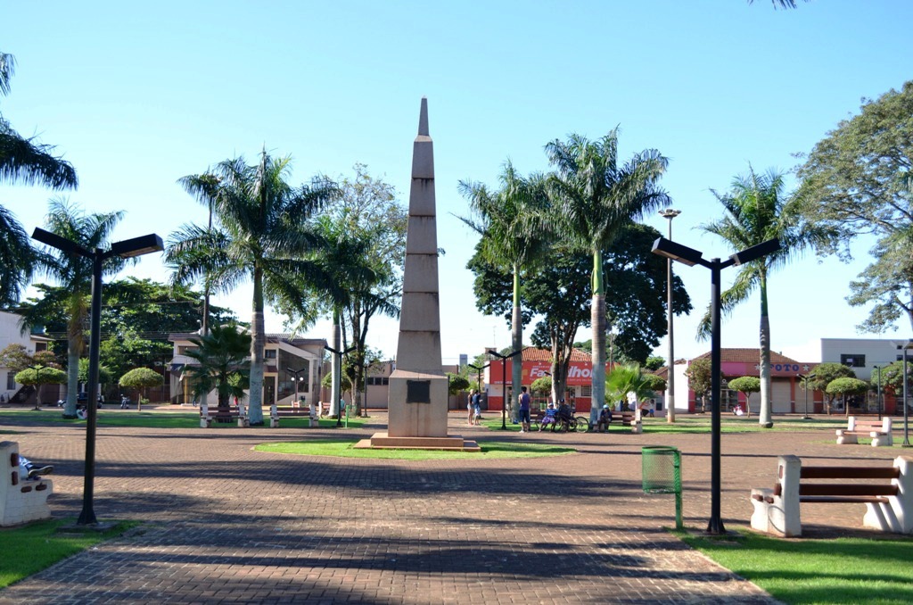 Praça Eleutério Galdino de Andrade em Peabiru