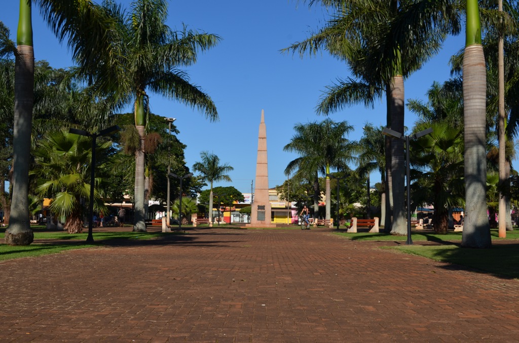 Praça Eleutério Galdino de Andrade em Peabiru