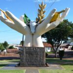 Praça da colheita em Ubiratã