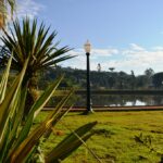 Parque do lago em Nova Cantu
