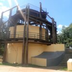 Visão parcial do Museu e do Mirante localizado no Parque Municipal Teodoro de Oliveira