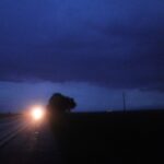 Rodovia entre Juranda e Quarto Centenário- dia de chuva