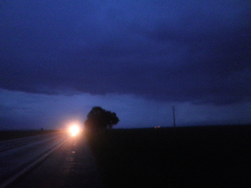 Rodovia entre Juranda e Quarto Centenário- dia de chuva