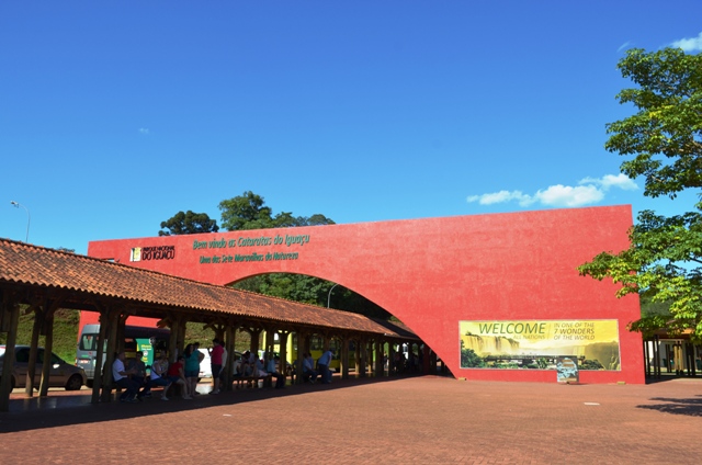 Entrada do Parque Nacional do Iguaçu