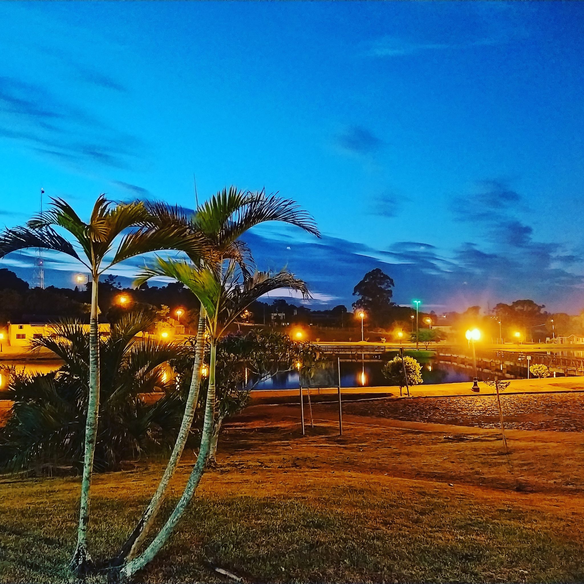 Parque do lago de Mamborê - Paraná