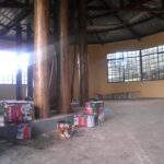 Sala em reforma, onde antes funcionava o museu - Parque do lago Campo Mourão