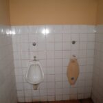 Banheiros localizados no Parque Municipal Teodoro de Oliveira.